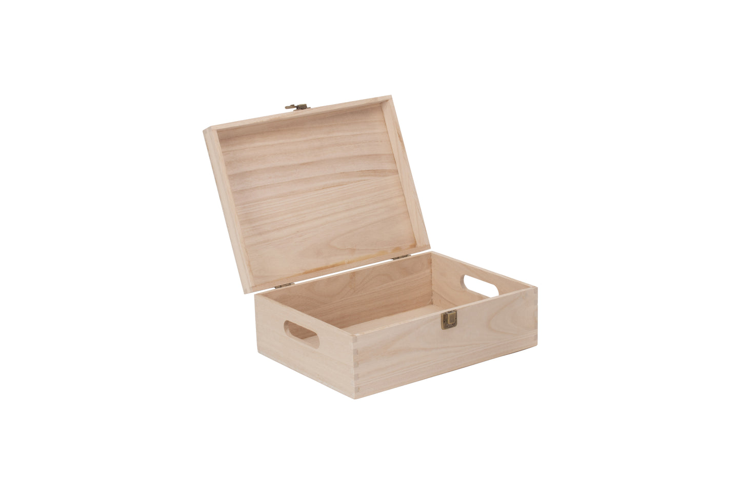 12" UNVARNISHED WOODEN BOX