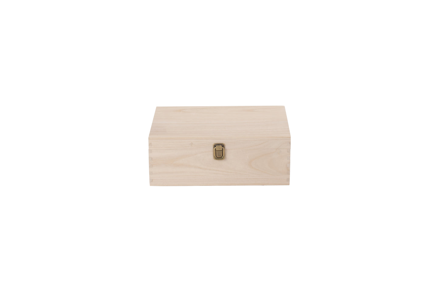 12" UNVARNISHED WOODEN BOX