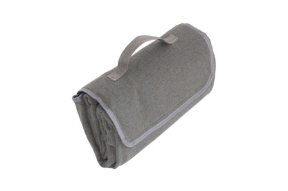 GREY TWEED PICNIC BLANKET