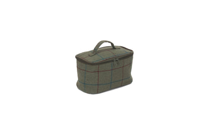 SMALL GREEN TWEED COOLER BAG