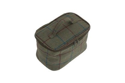 SMALL GREEN TWEED COOLER BAG