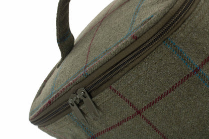 SMALL GREEN TWEED COOLER BAG