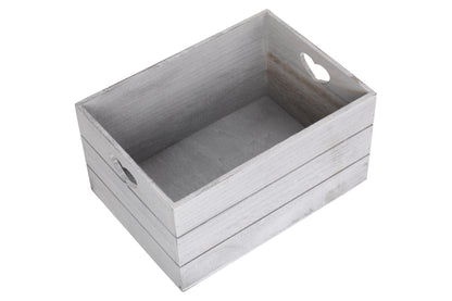 LARGE VINTAGE HEART CUT-OUT CRATE