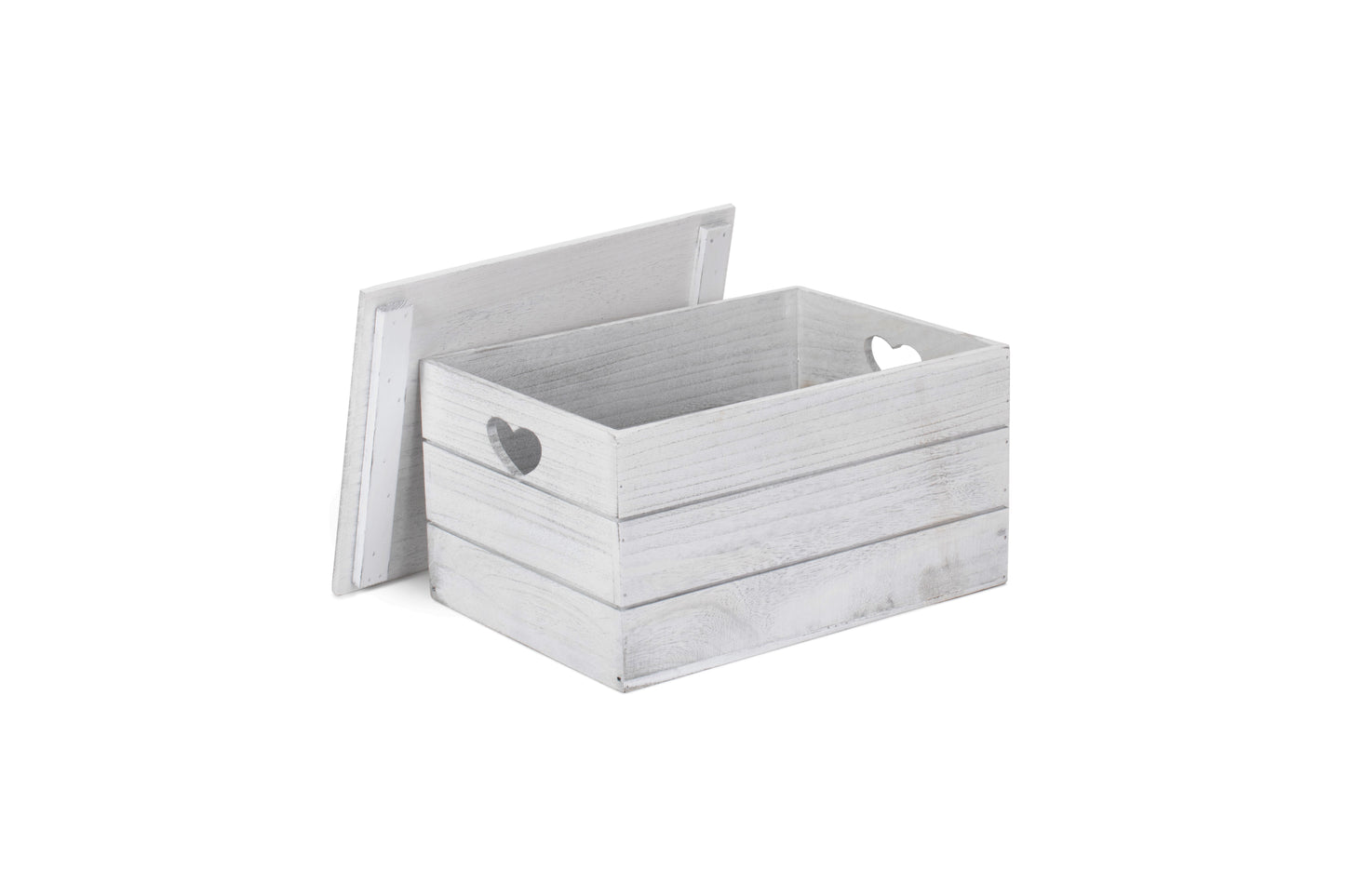 LARGE VINTAGE HEART CUT-OUT BOX
