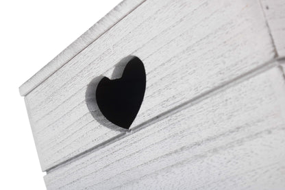 LARGE VINTAGE HEART CUT-OUT BOX