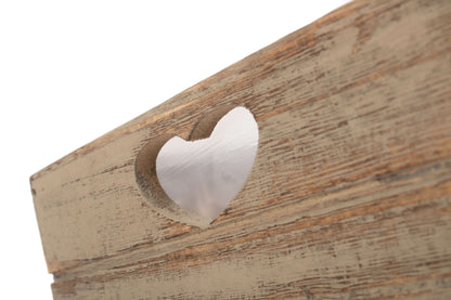 OAK EFFECT PLANTER with PLASTIC LINING