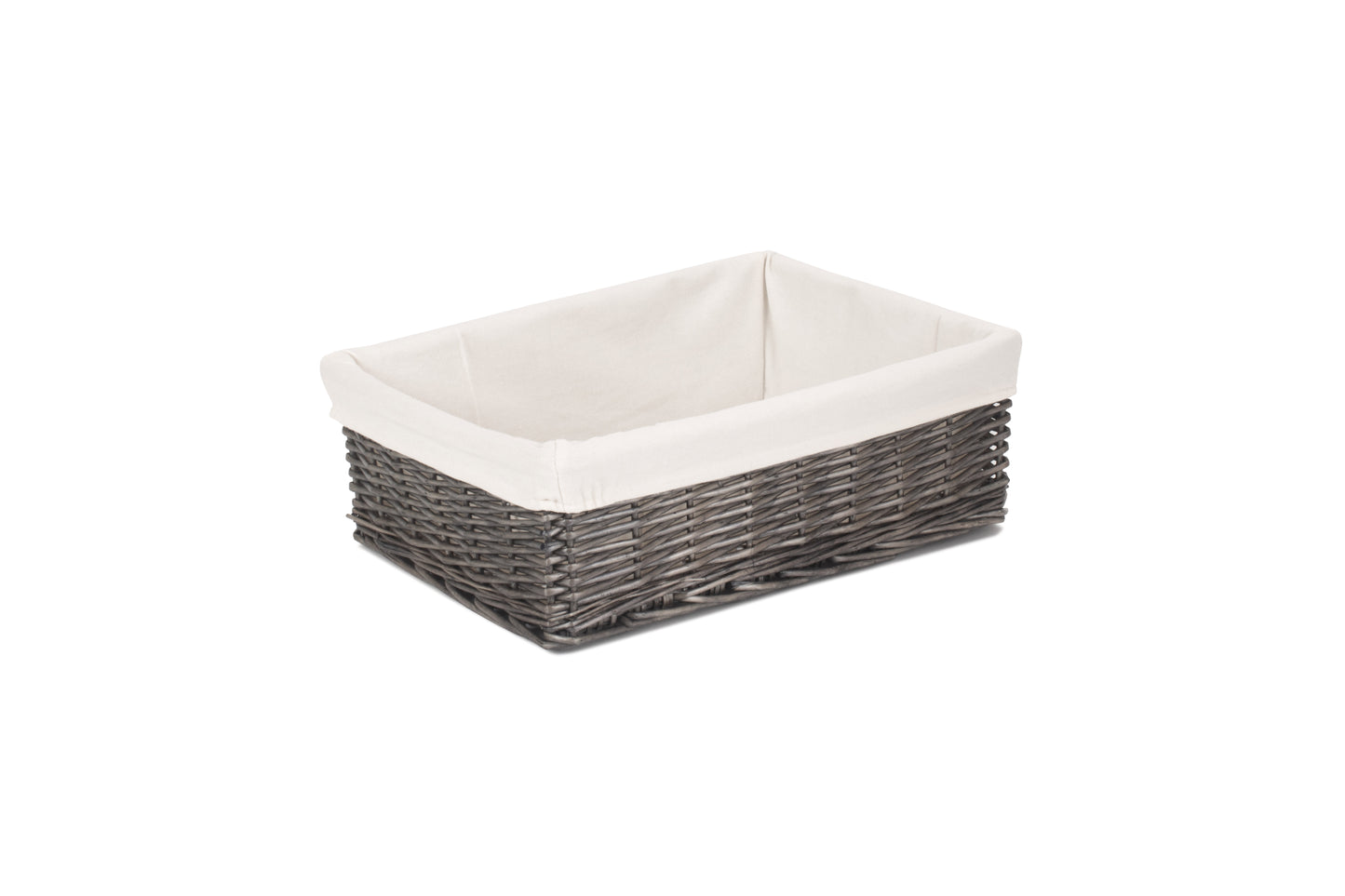 LARGE ANTIQUE WASH FINISH TRAY with LINING