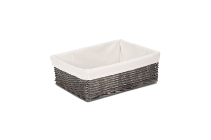 LARGE ANTIQUE WASH FINISH TRAY with LINING