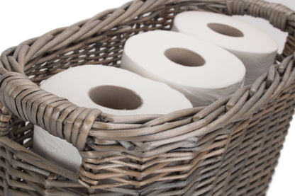 OVAL TOILET ORGANISER BASKET