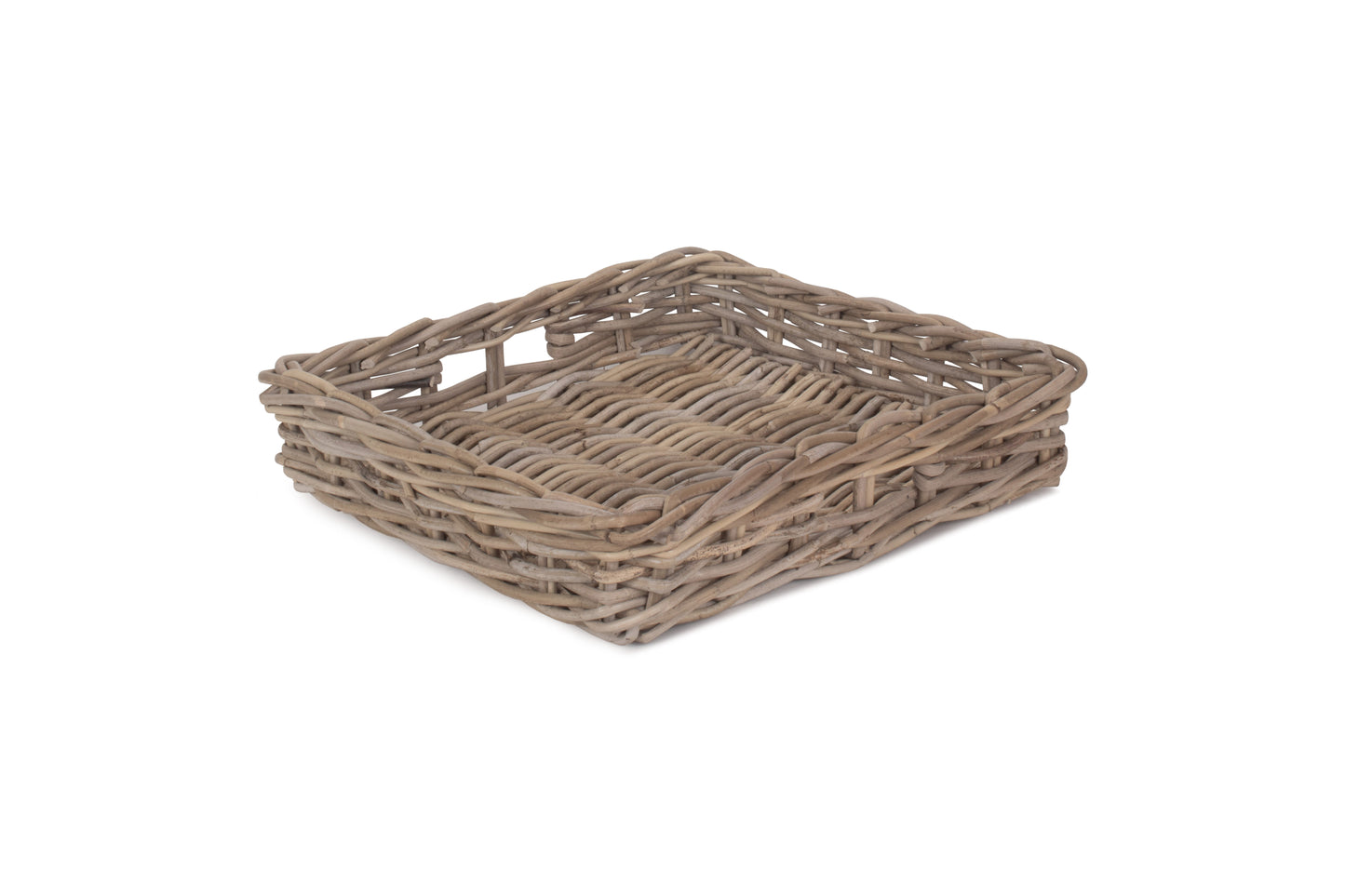 SQUARE RATTAN SERVING BASKET