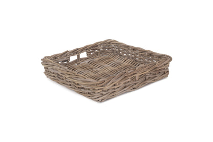 SQUARE RATTAN SERVING BASKET