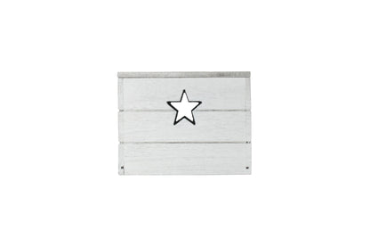 SMALL VINTAGE STAR CUT OUT BOX