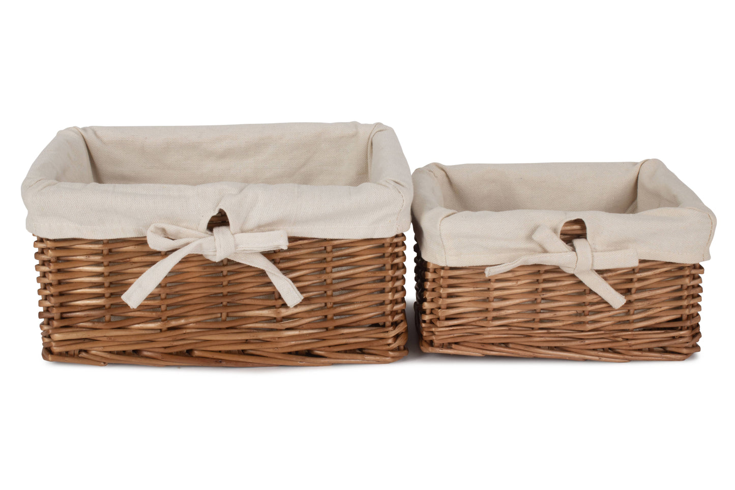DOUBLE STEAMED AUTUMN WILLOW TRAYS with LINING SET 2