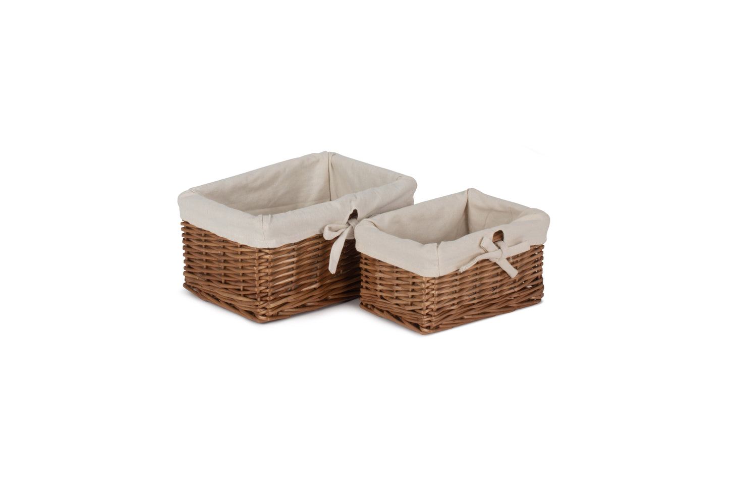 DOUBLE STEAMED AUTUMN WILLOW TRAYS with LINING SET 2