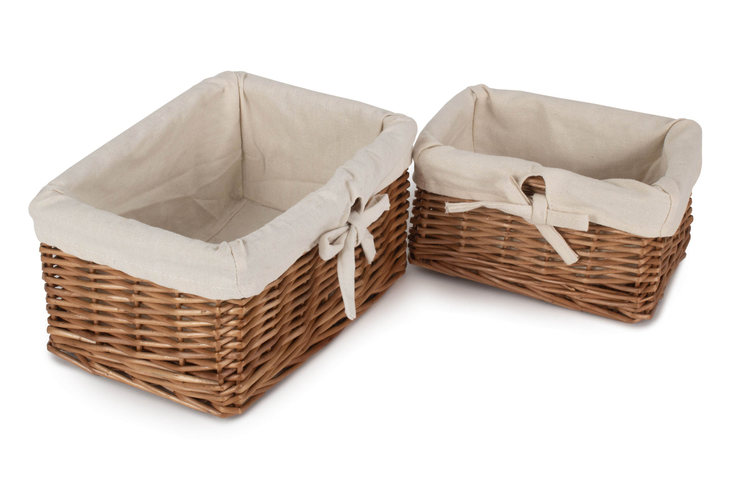 DOUBLE STEAMED AUTUMN WILLOW TRAYS with LINING SET 2