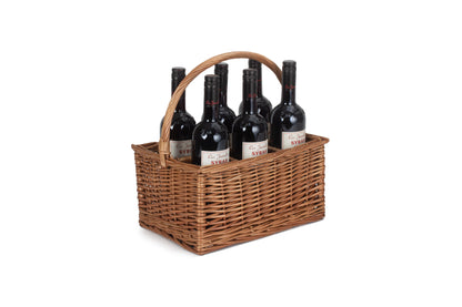 DOUBLE STEAMED 6 BOTTLE WINE CARRIER