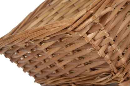 LARGE TAPERED SPLIT WILLOW TRAY