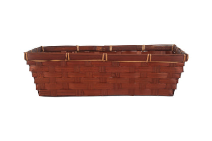 SMALL DARK BROWN BAMBOO PACKING TRAY