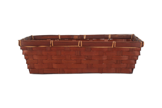 SMALL DARK BROWN BAMBOO PACKING TRAY