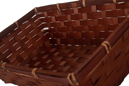 SMALL DARK BROWN BAMBOO PACKING TRAY