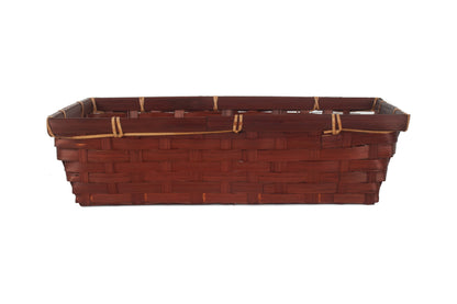 LARGE DARK BROWN BAMBOO PACKING TRAY