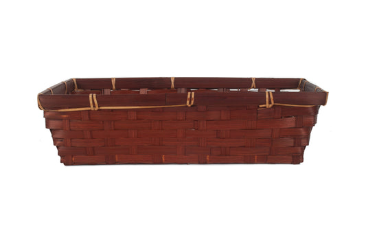 LARGE DARK BROWN BAMBOO PACKING TRAY
