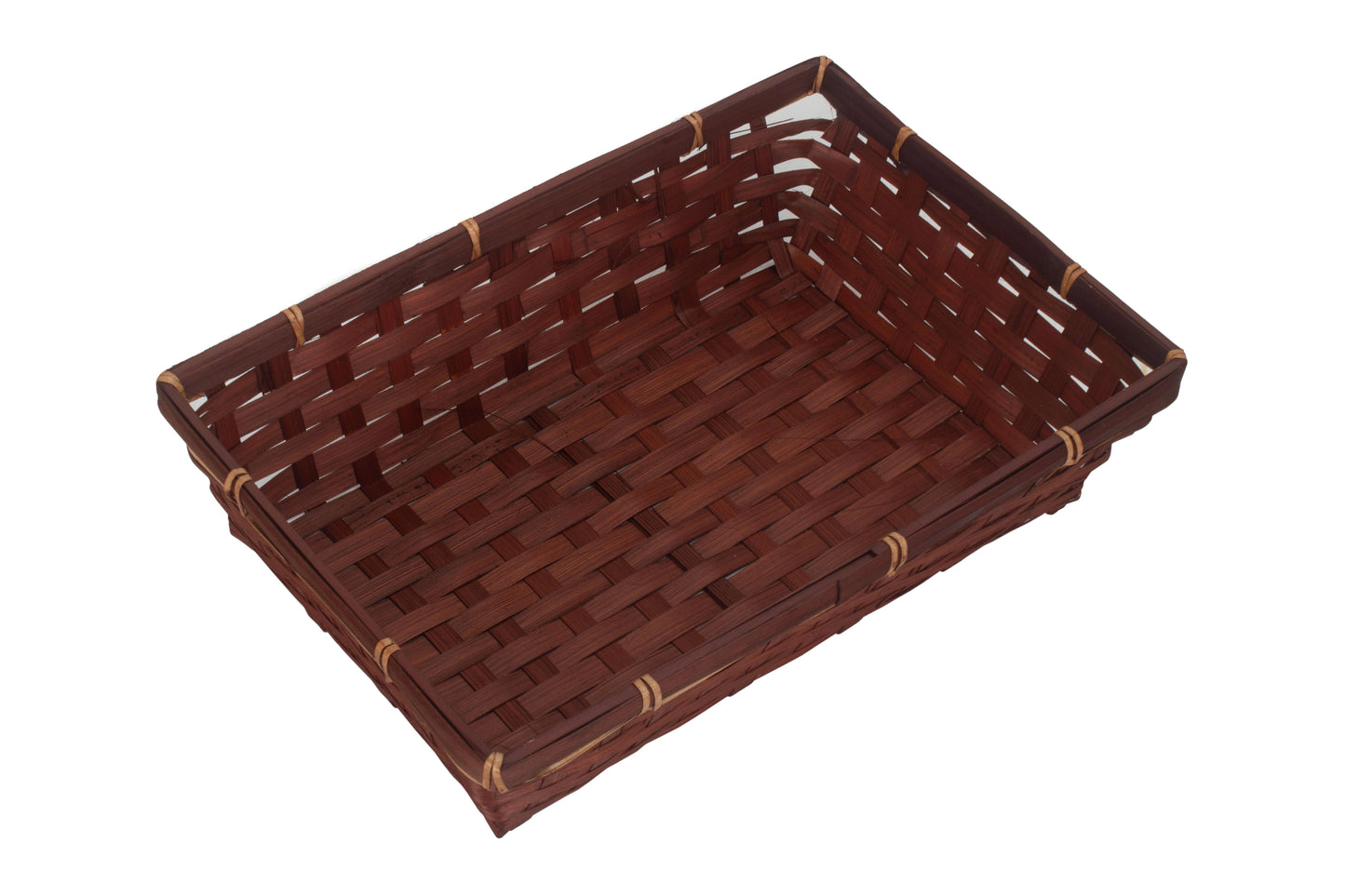 LARGE DARK BROWN BAMBOO PACKING TRAY