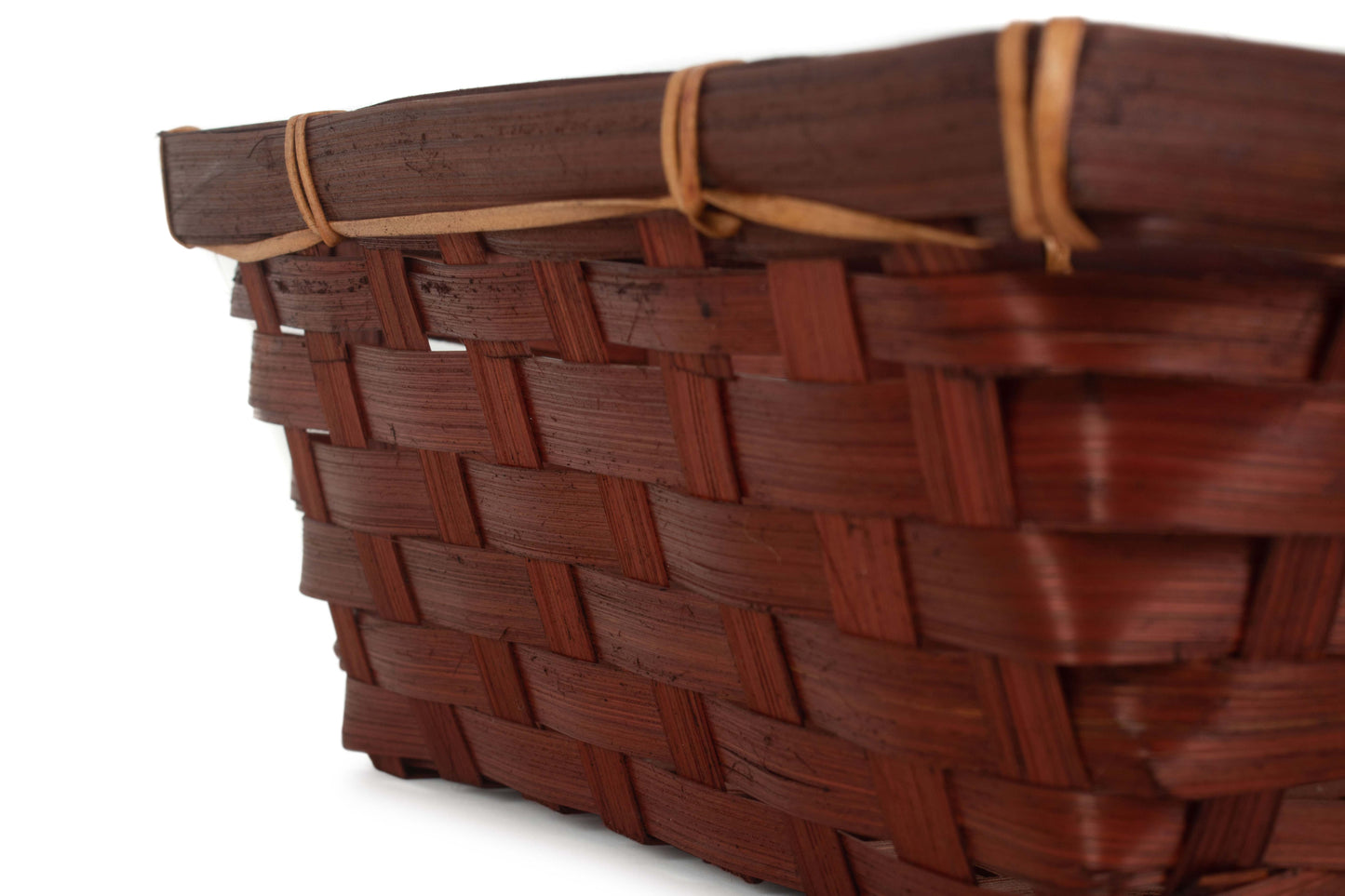 LARGE DARK BROWN BAMBOO PACKING TRAY