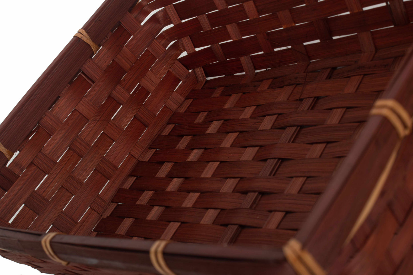 LARGE DARK BROWN BAMBOO PACKING TRAY