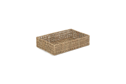MEDIUM RECTANGULAR SEAGRASS TRAY