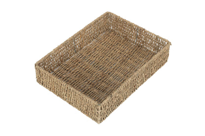 LARGE RECTANGULAR SEAGRASS TRAY