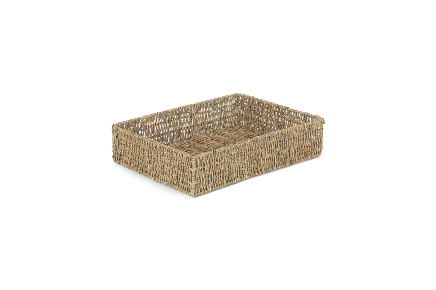 LARGE RECTANGULAR SEAGRASS TRAY