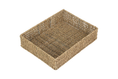 EXTRA LARGE RECTANGULAR SEAGRASS TRAY