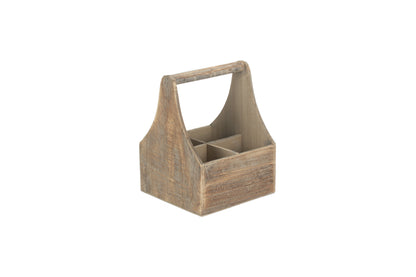 OAK EFFECT 4 BOTTLE CARRIER