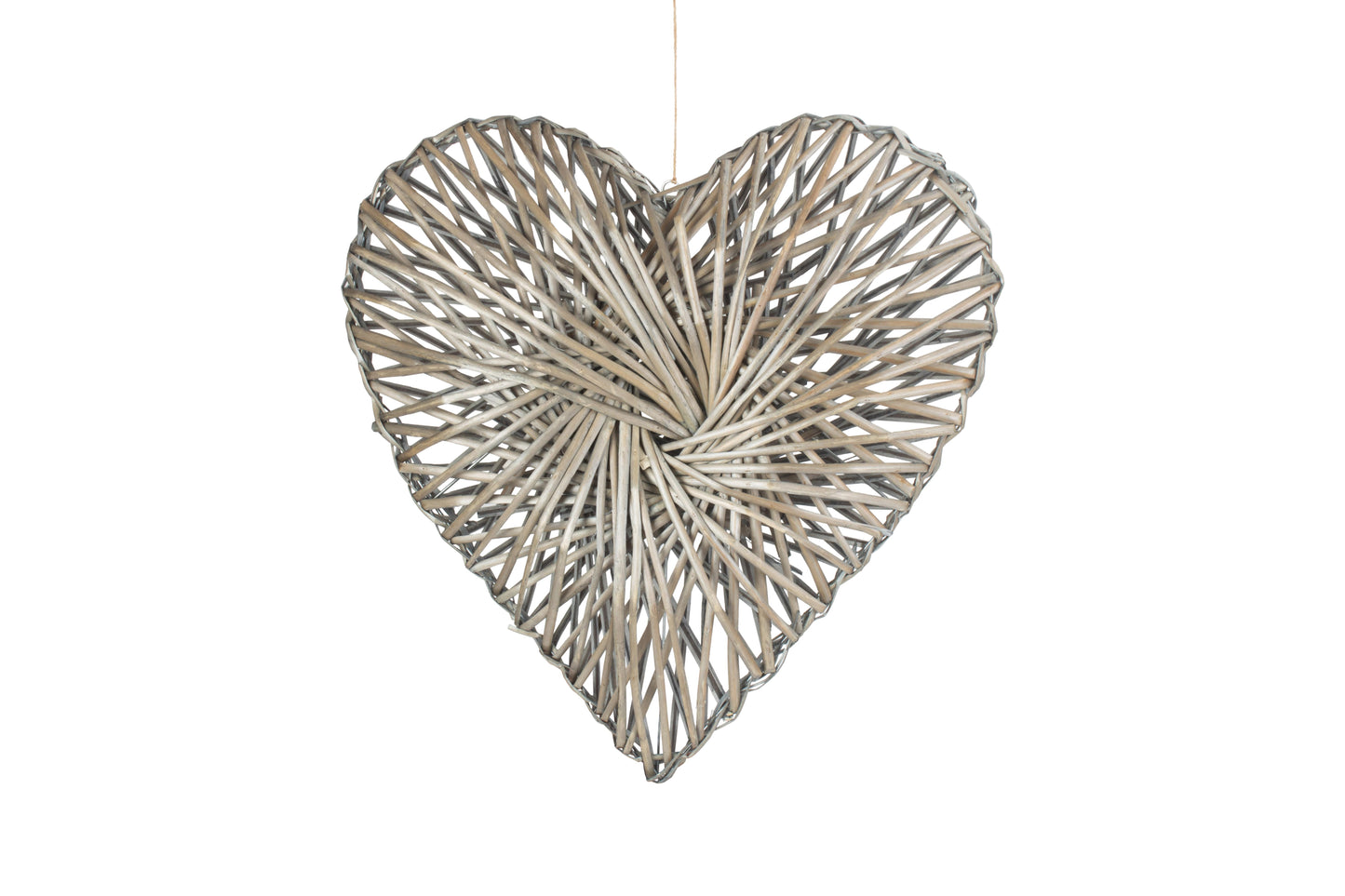 LARGE GREY HEART WREATH
