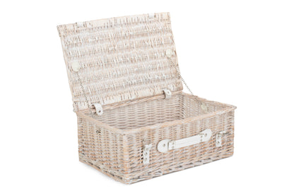18" WHITE HAMPER