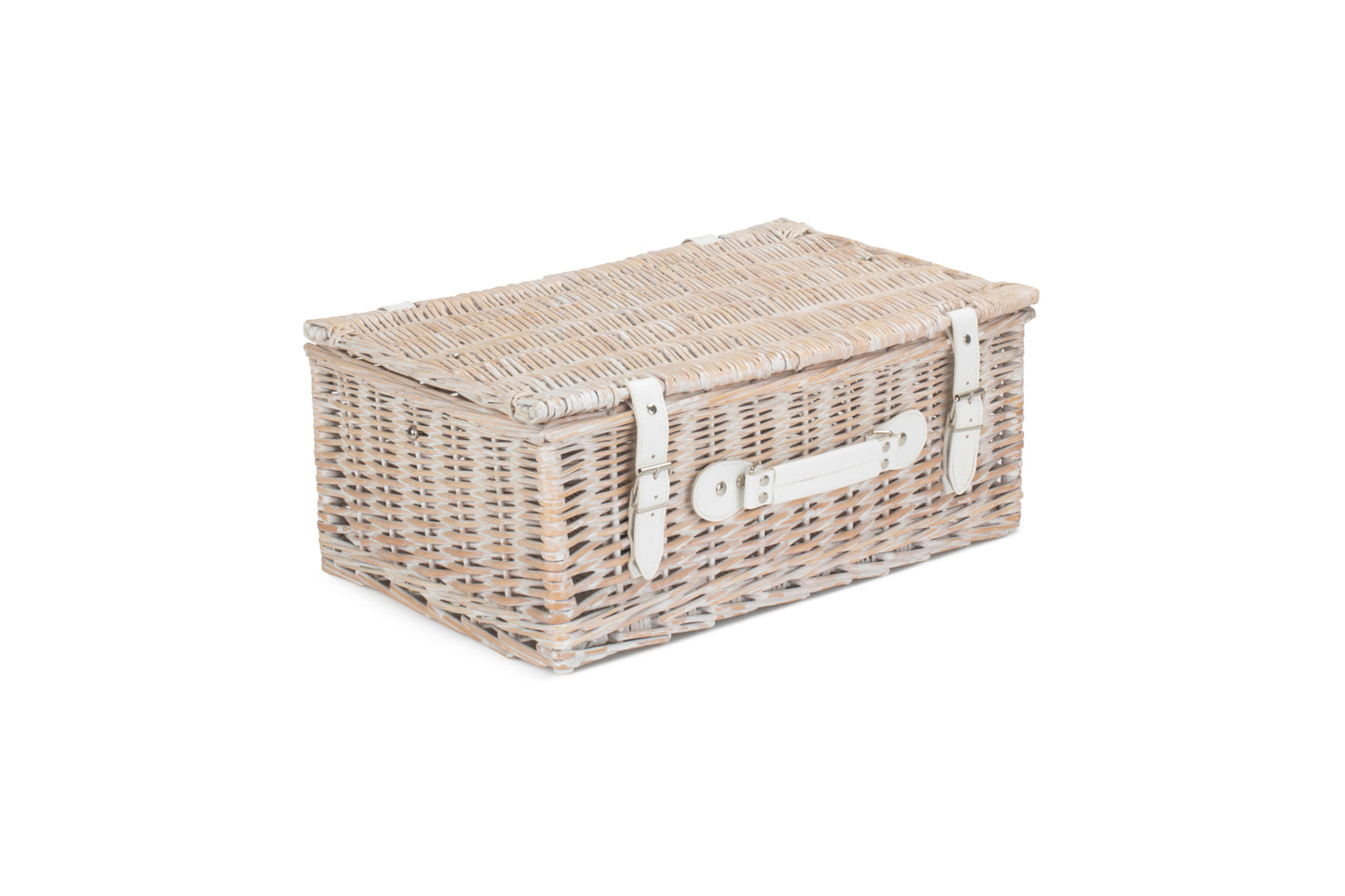 18" WHITE HAMPER