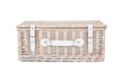 18" WHITE HAMPER