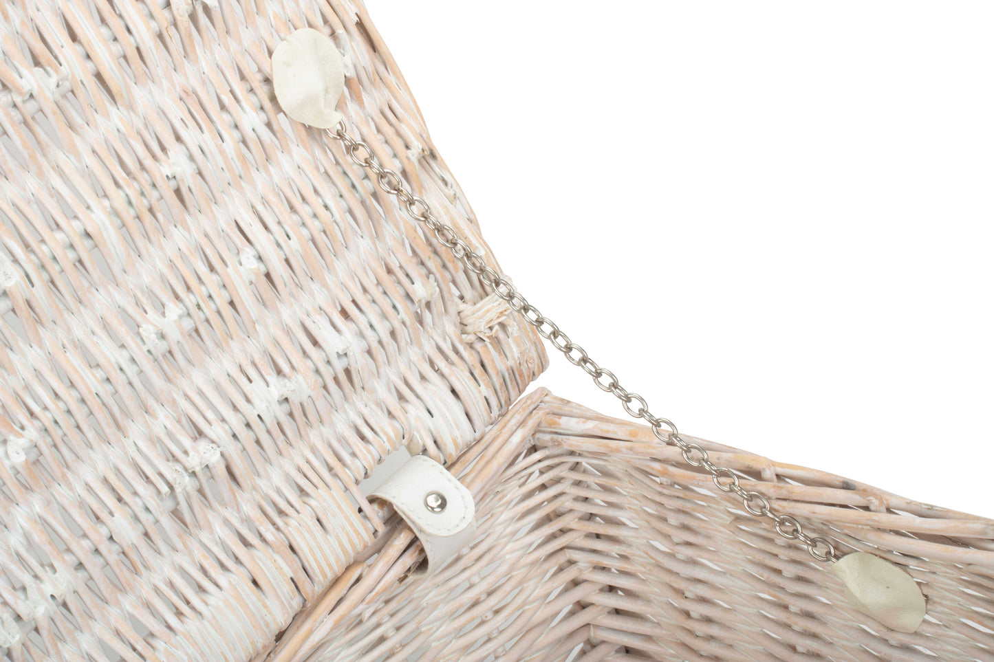 18" WHITE HAMPER