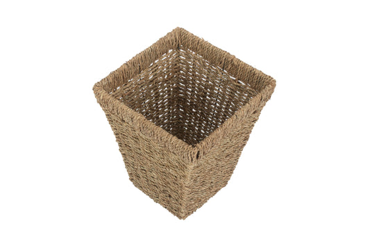 SEAGRASS SQUARE WASTE PAPER BASKET