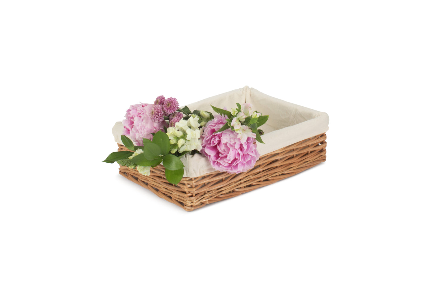LARGE LINED STRAIGHT-SIDED RECTANGULAR TRAY