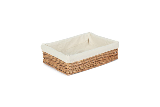LARGE LINED STRAIGHT-SIDED RECTANGULAR TRAY