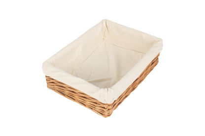 LARGE LINED STRAIGHT-SIDED RECTANGULAR TRAY