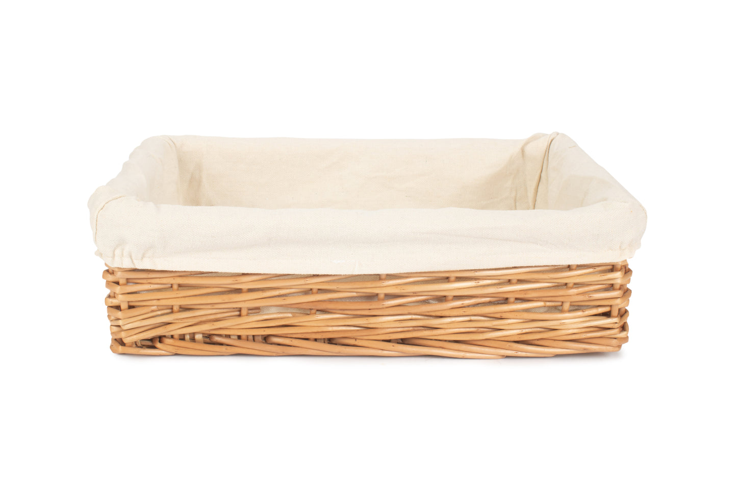 LARGE LINED STRAIGHT-SIDED RECTANGULAR TRAY