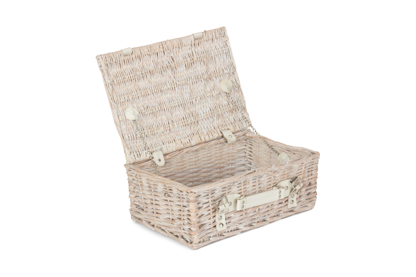 14" WHITE HAMPER