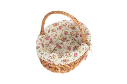 SMALL DELUXE SHOPPER with GARDEN ROSE LINING