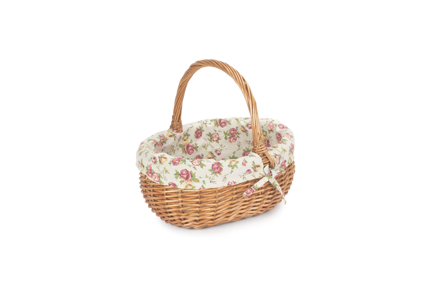 SMALL DELUXE SHOPPER with GARDEN ROSE LINING