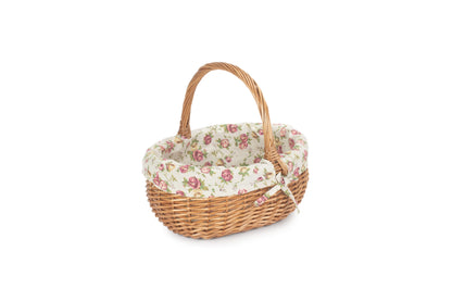 SMALL DELUXE SHOPPER with GARDEN ROSE LINING