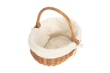 SMALL DELUXE SHOPPER with WHITE LINING