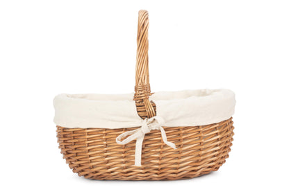 SMALL DELUXE SHOPPER with WHITE LINING